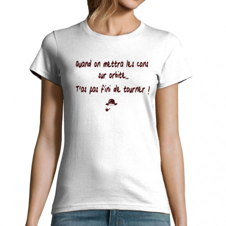 T-shirt femme "Les cons sur...