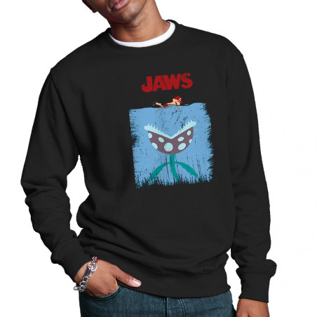 Sweat homme col rond "Jaws...