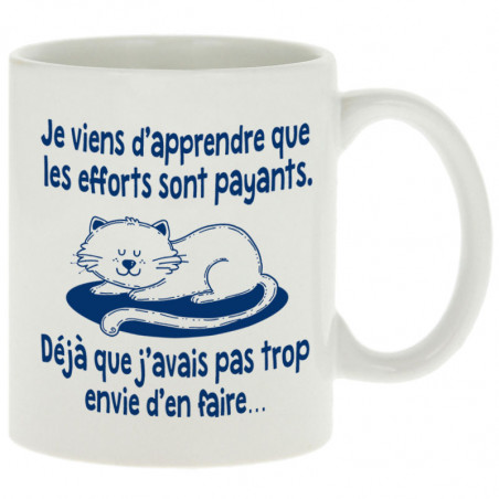 Mug "Les efforts sont payants"