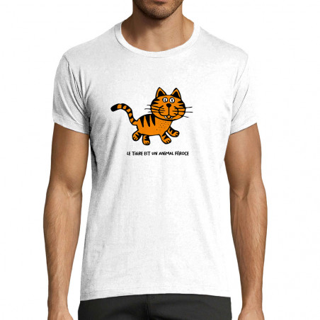 T-shirt homme fit "Le tigre"