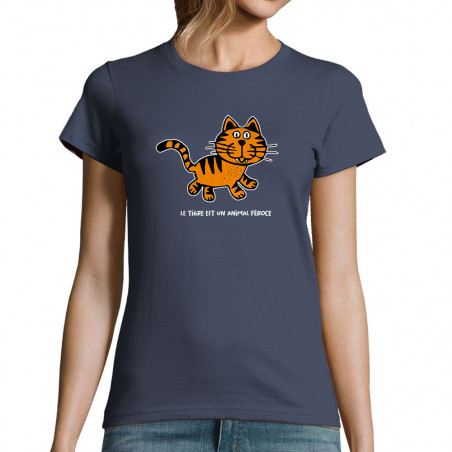 T-shirt femme "Le tigre"