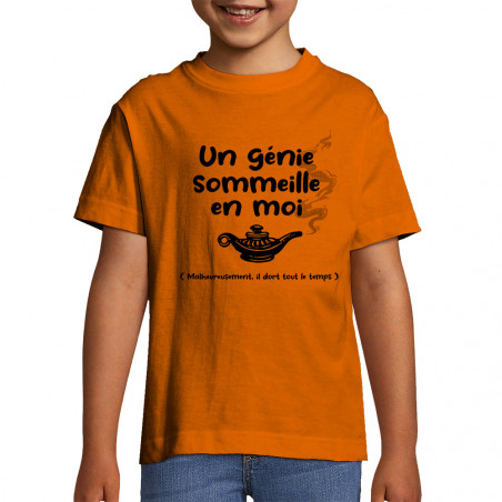 T-shirt enfant "Un génie...