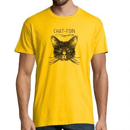 T-shirt homme "Chat-foin"