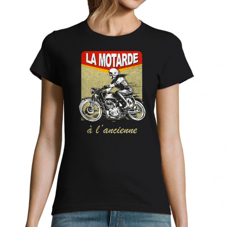T-shirt femme "La motarde à...