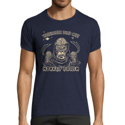 T-shirt homme fit bleu marine Washington Dead Cats - Monkey Brain (Washington Dead Cats)