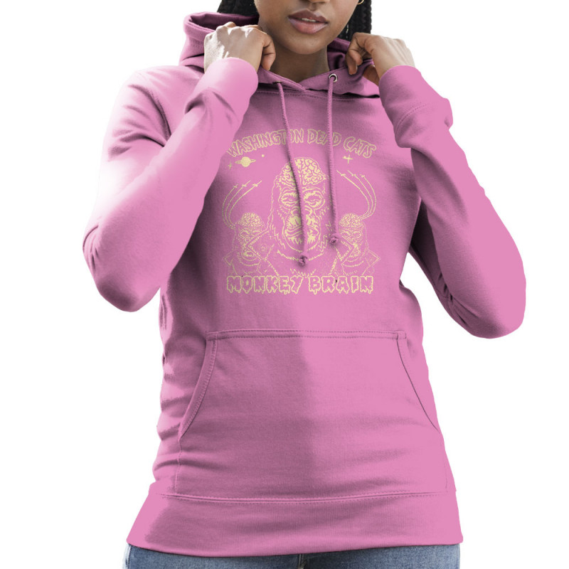 Sweat femme à capuche rose Washington Dead Cats - Monkey Brain (Washington Dead Cats)
