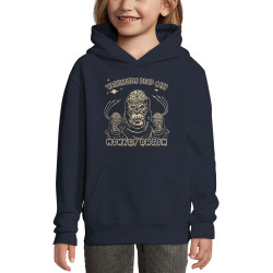 Sweat enfant à capuche bleu marine Washington Dead Cats - Monkey Brain (Washington Dead Cats)