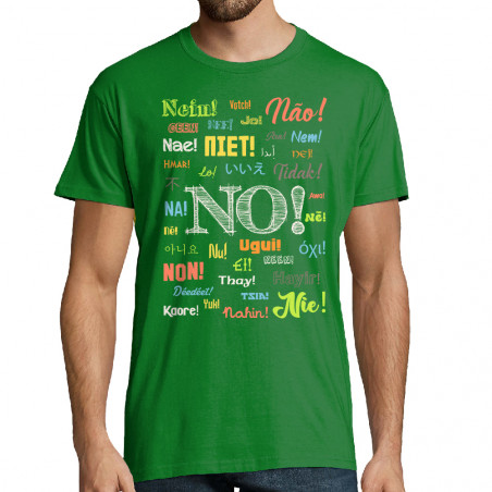 T-shirt homme "Non Nein Niet"
