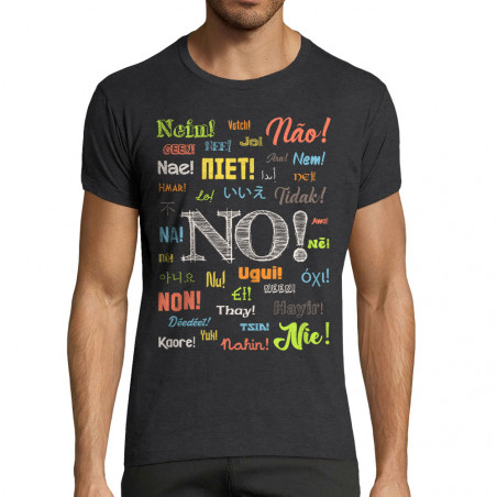 T-shirt homme fit "Non Nein...
