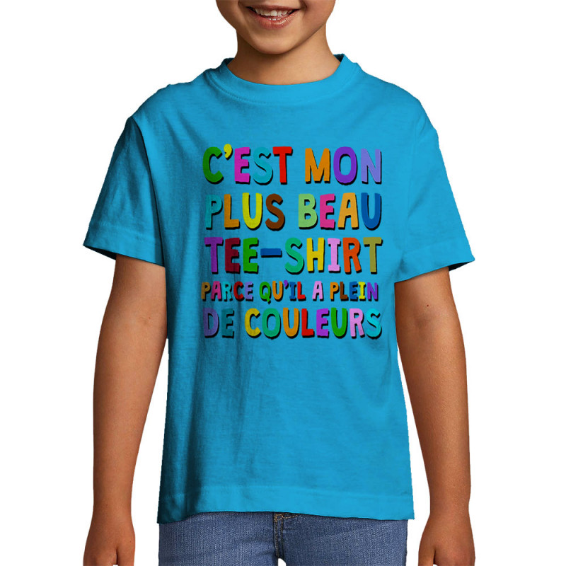 T-shirt rigolo et original pour enfant