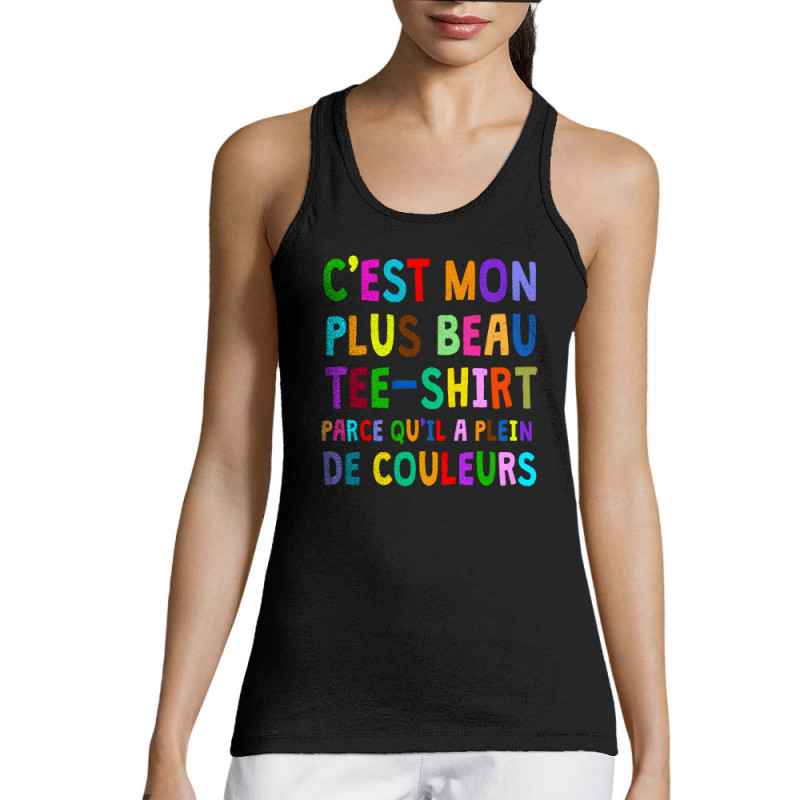 Débardeur femme noir Plus beau tee-shirt (Gondrax,Humour)