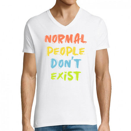 T-shirt homme col V "Normal...