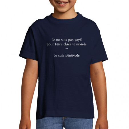 T-shirt enfant "Bénévole...
