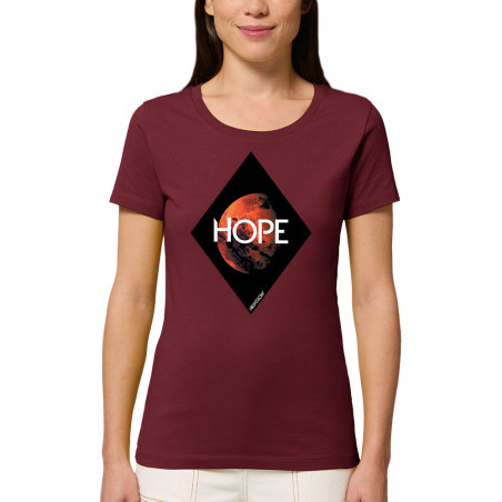 T-shirt femme coton bio "Hope"