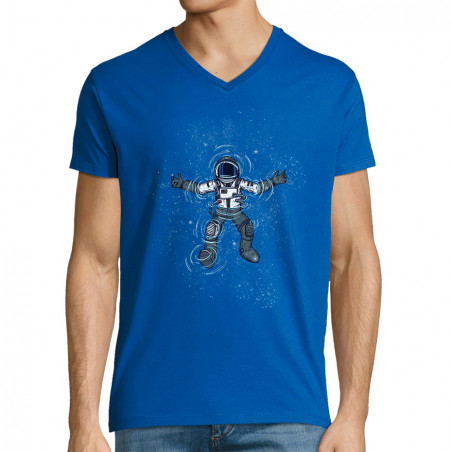 T-shirt homme col V "Astro...