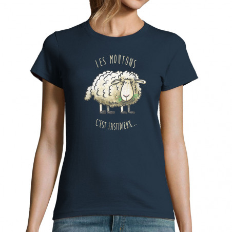 T-shirt femme "Les moutons...