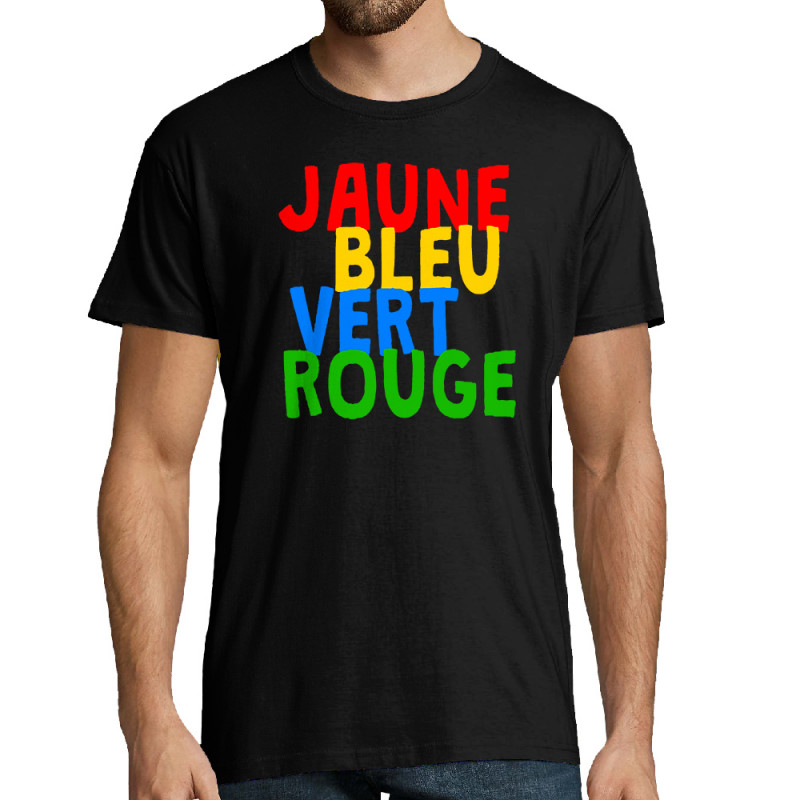 Tee-shirt homme noir Colours (Gondrax,Humour,Divers)