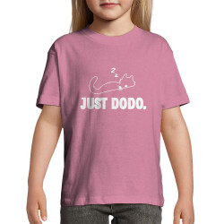 T-shirt enfant rose Just dodo (Blacksquare,Animaux,Chats)
