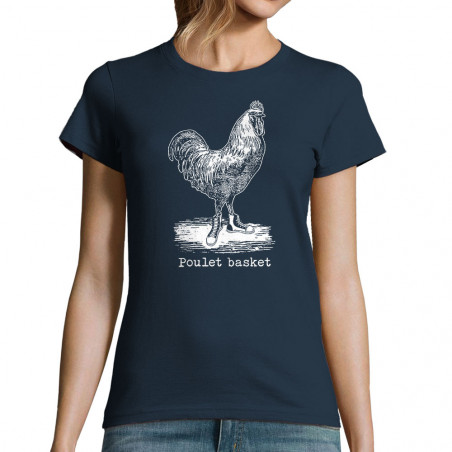T-shirt femme "Poulet basket"