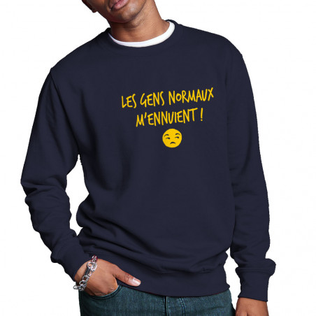 Sweat homme col rond "Le...