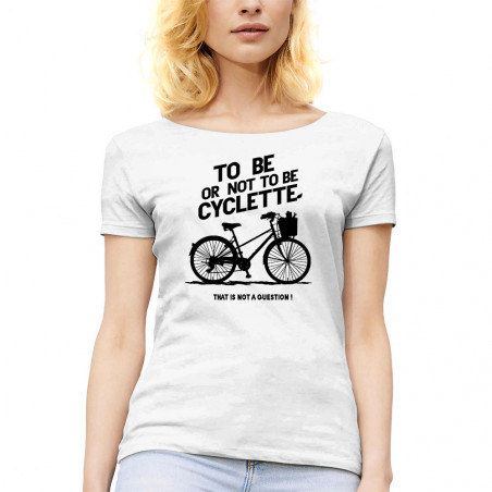 T-shirt femme col large "To...