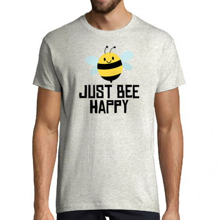 T-shirt homme "Just Bee Happy"