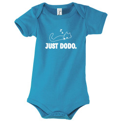Body bébé bleu azur Just dodo (Blacksquare,Animaux,Chats)