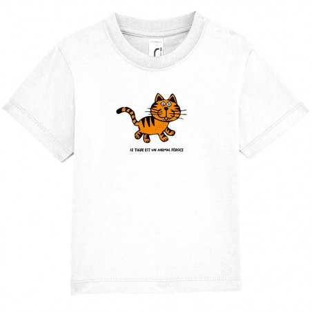 T-shirt bébé "Le tigre"
