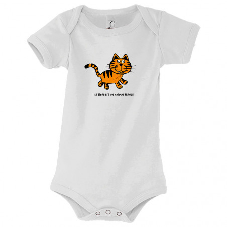 Body bébé "Le tigre"