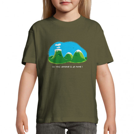 T-shirt enfant "Volcan"