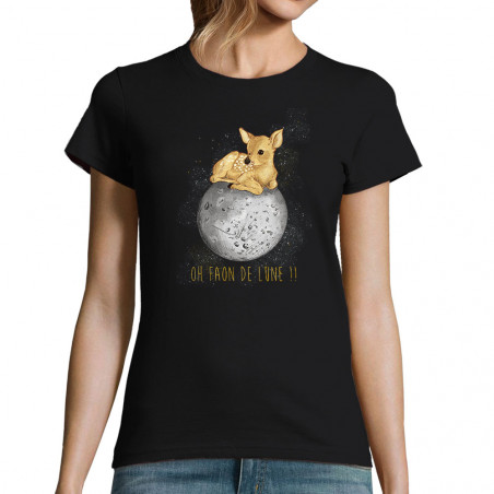 T-shirt femme "Faon de lune"