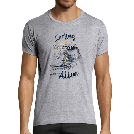 T-shirt homme fit "Surfing...