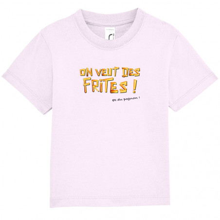 T-shirt bébé "On veut des...