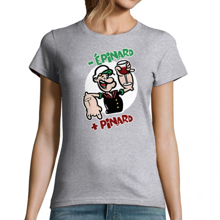 T-shirt femme "Popeye Pinard"
