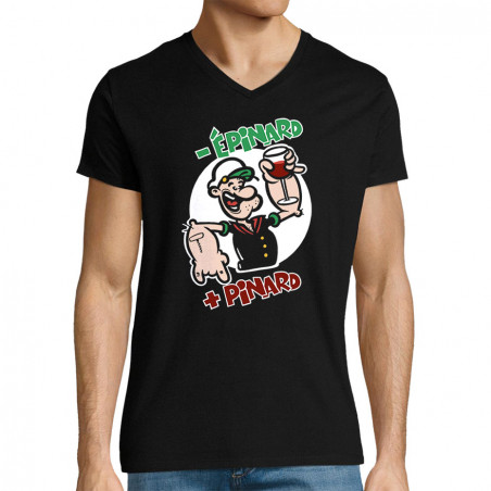 T-shirt homme col V "Popeye...