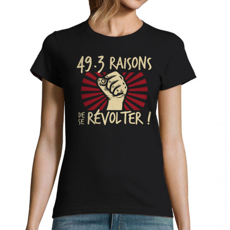 T-shirt femme "49-3 raisons...