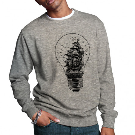 Sweat homme col rond "Light...