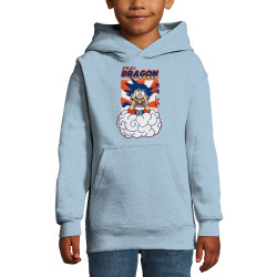 Sweat enfant à capuche bleu ciel Dragon Ball Ramen (Manga Kawaï japan,Jeux Vidéo / Geek)