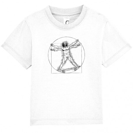 T-shirt bébé "Vitruve Skate"