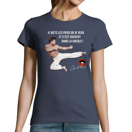 T-shirt femme "Chuck Norris...