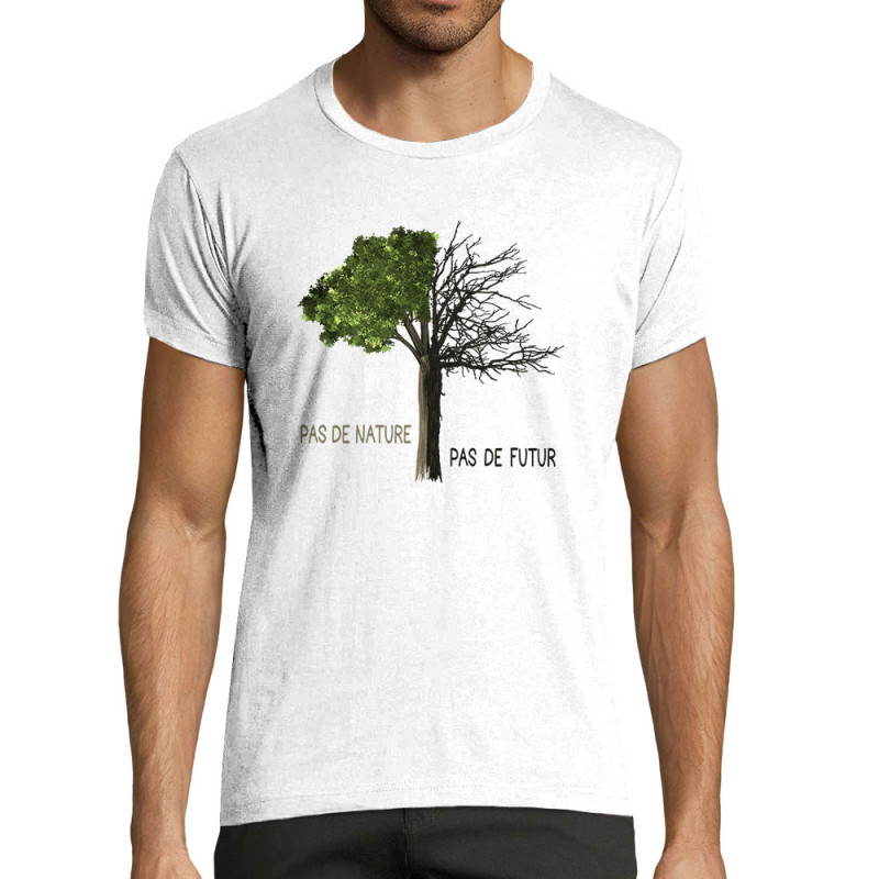 T-shirt homme fit Pas de nature Arbre