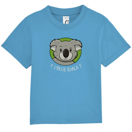 T-shirt bébé "Y s'passe koala"