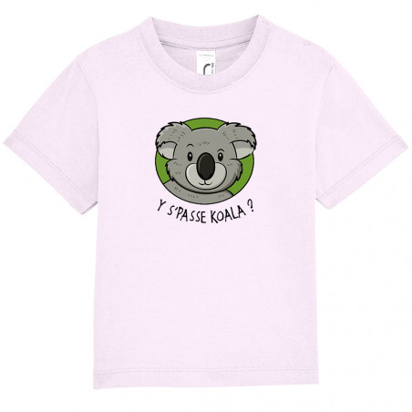 T-shirt bébé "Y s'passe koala"
