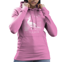 Sweat femme à capuche rose Le Fou de Bassan (Gondrax,Les Bébêtes,Animaux)