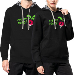 Sweat capuche à motifs unisexe noir et têtes de mort mexicaines Are You Radis (Ted Boundy,Fruits & Légumes,Humour)
