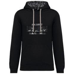 Sweat capuche à motifs unisexe noir et têtes de mort mexicaines Usual Tire-Bouchons (Gondrax,Alcool,Films/Séries,Détournements)