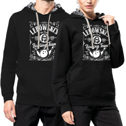 Sweat capuche à motifs unisexe noir et têtes de mort mexicaines Big Lebowski (Films/Séries)