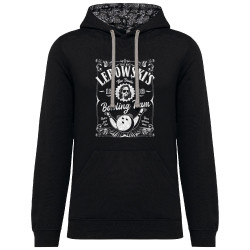 Sweat capuche à motifs unisexe noir et têtes de mort mexicaines Big Lebowski (Films/Séries)