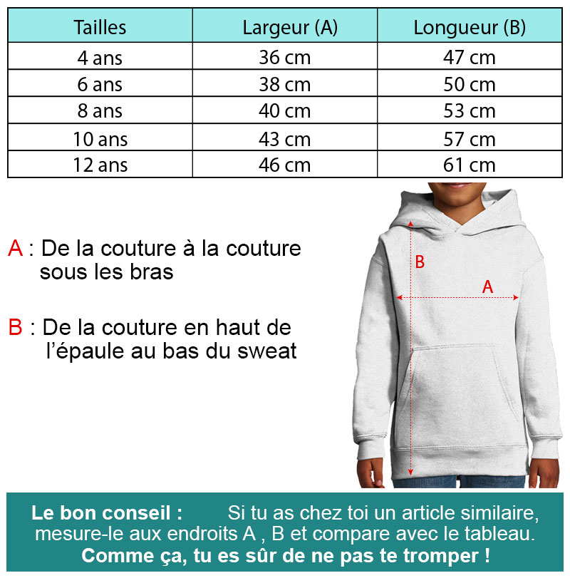 Sweat garçon 12 ans