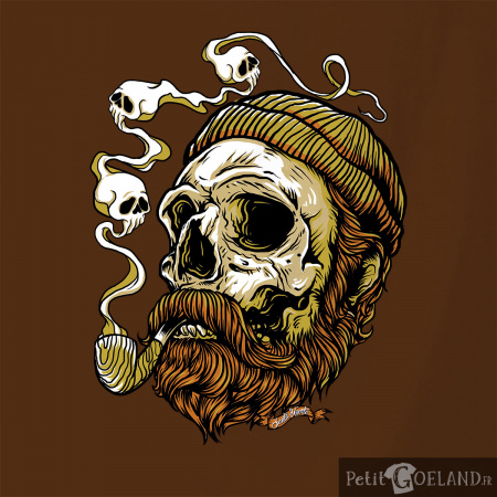 Santa Muerte - Smoking Skull